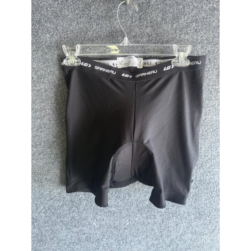 Garneau Cycling Shorts Womens XL Black Padded Compression Liner 5 Inseam Bike